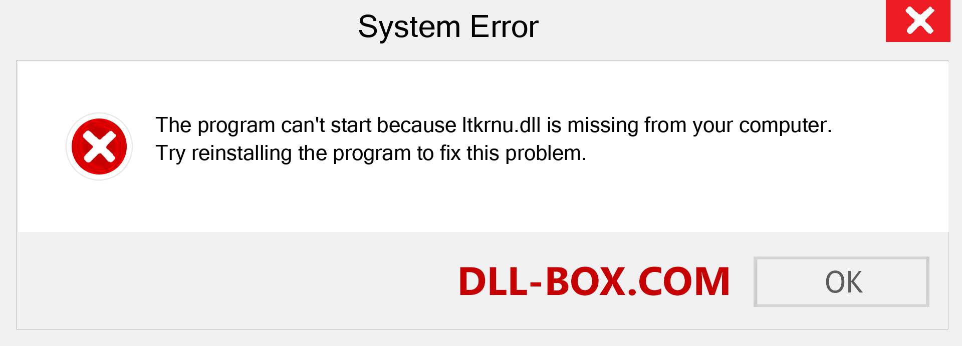  ltkrnu.dll file is missing?. Download for Windows 7, 8, 10 - Fix  ltkrnu dll Missing Error on Windows, photos, images